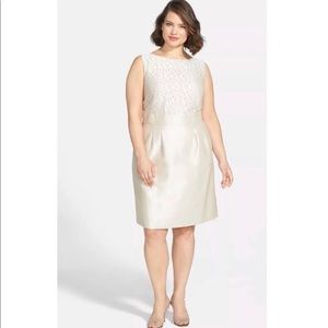NEW Tahari ASL Metallic Sheath Dress